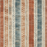 Nomad's Ledger wallpaper with vertical stripes by Wallquest featuring a geometric pattern.