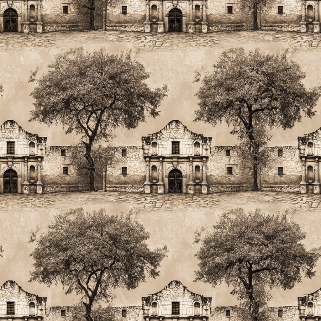 Mission San Antonio Etude Wallpaper