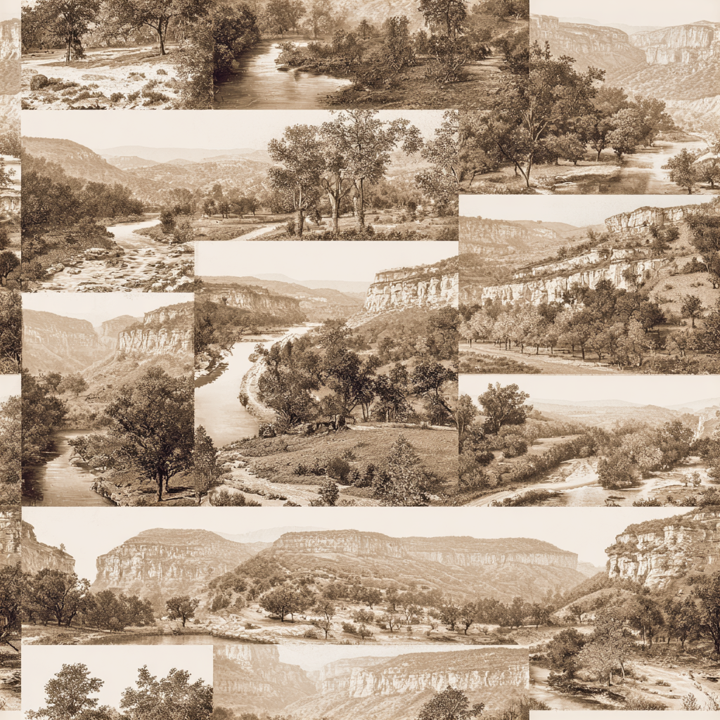 Pedernales Plat Wallpaper