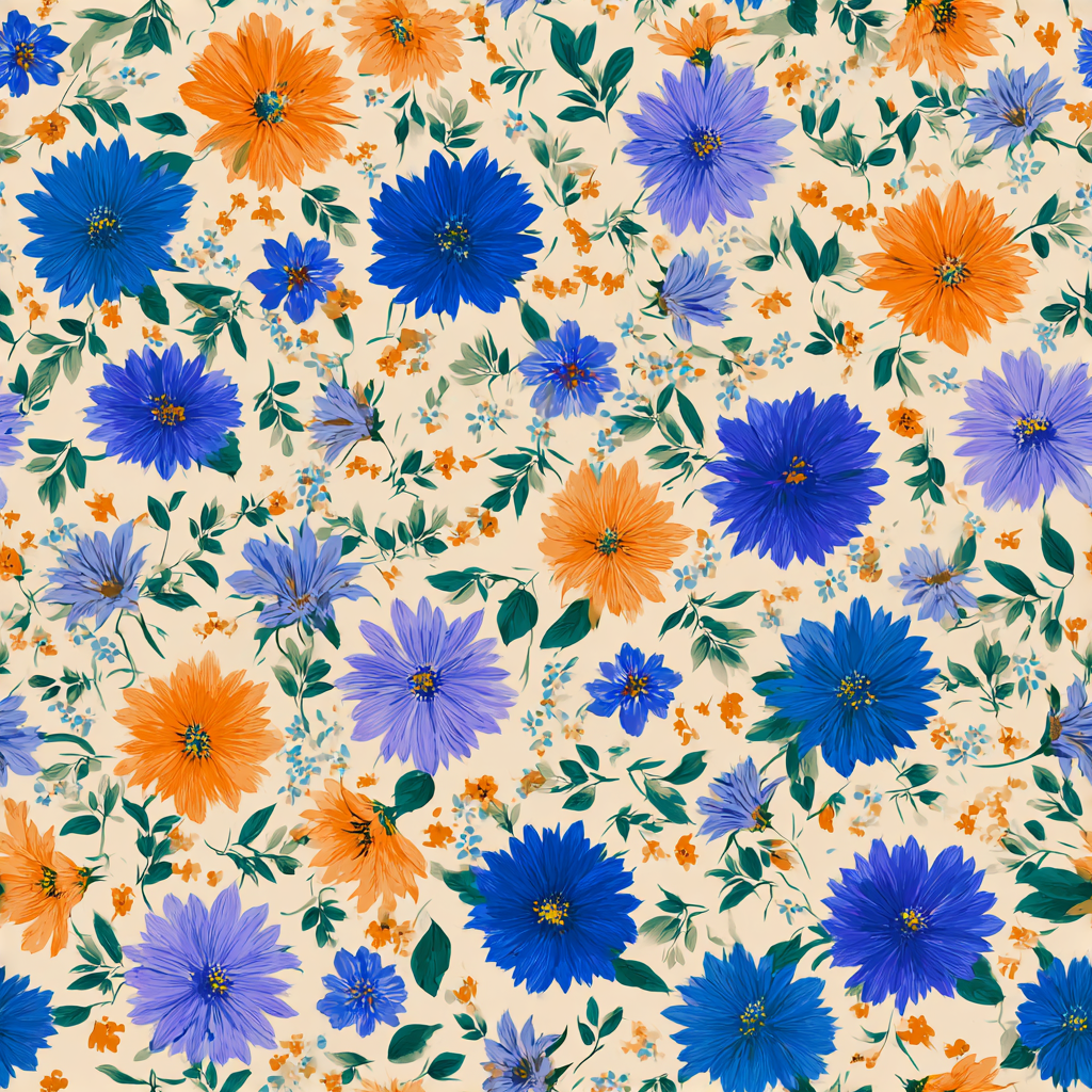Cornflower Confetti Wallpaper