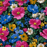 Midnight Petal Riot Wallpaper