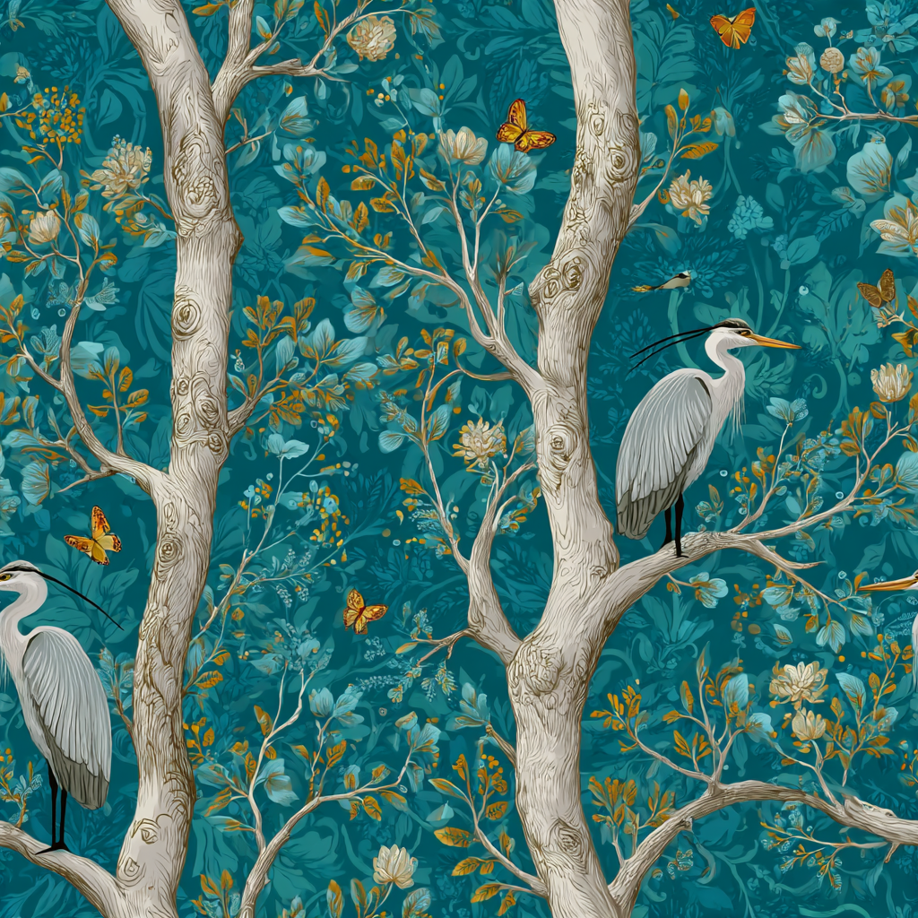 Celadon Aerie Wallpaper