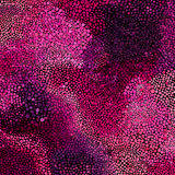 Pink garnet nebula wallpaper with an abstract dotted pattern in varying shades.