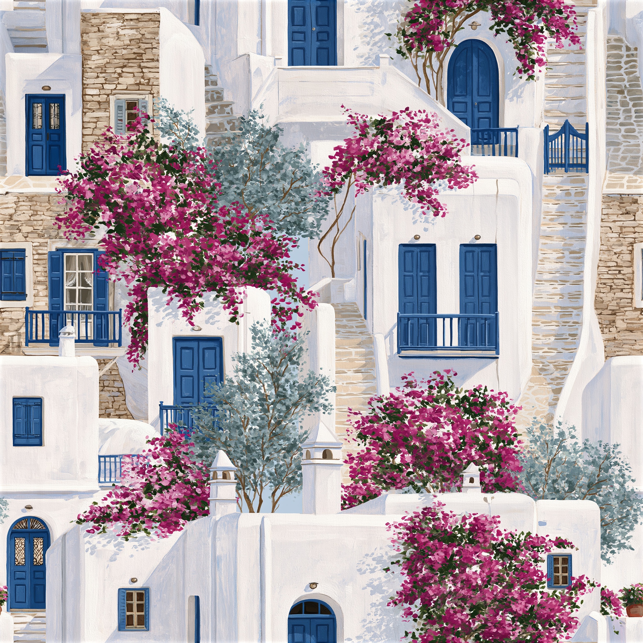 Aegean Nocturne Wallpaper