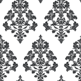 Onyx Brocade Wallpaper