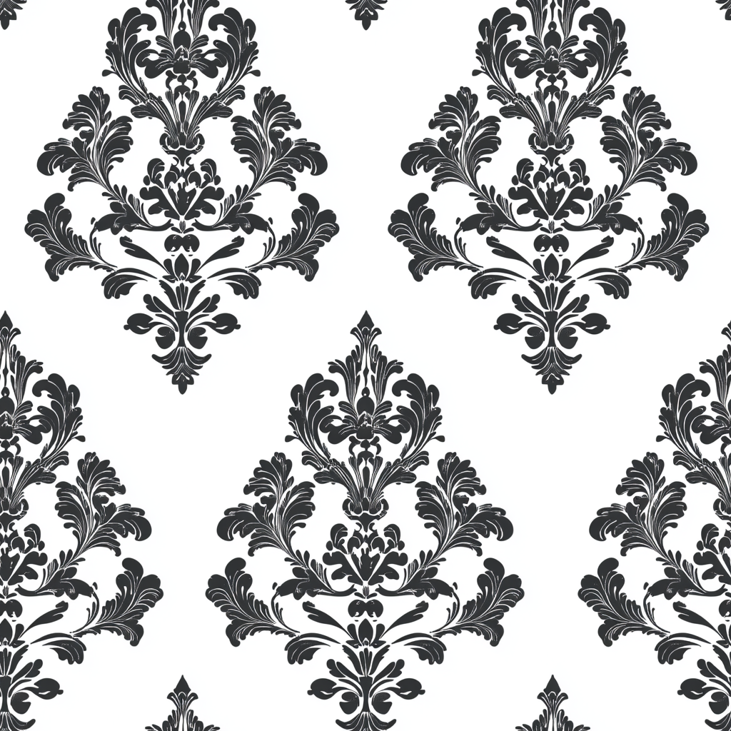 Onyx Brocade Wallpaper