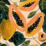 Papaya Paloma Wallpaper