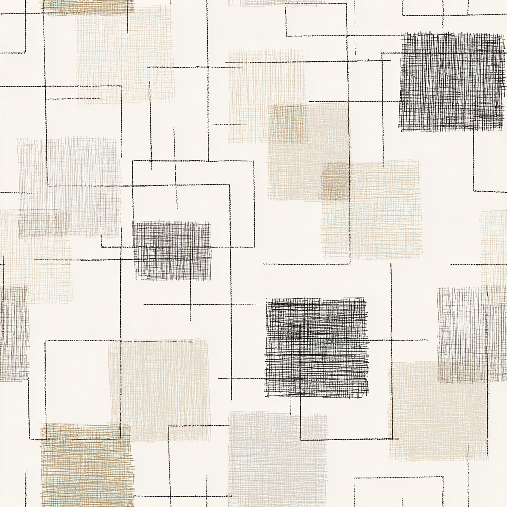Linework Matrix wallpaper with an abstract geometric pattern featuring squares and intersecting lines.

